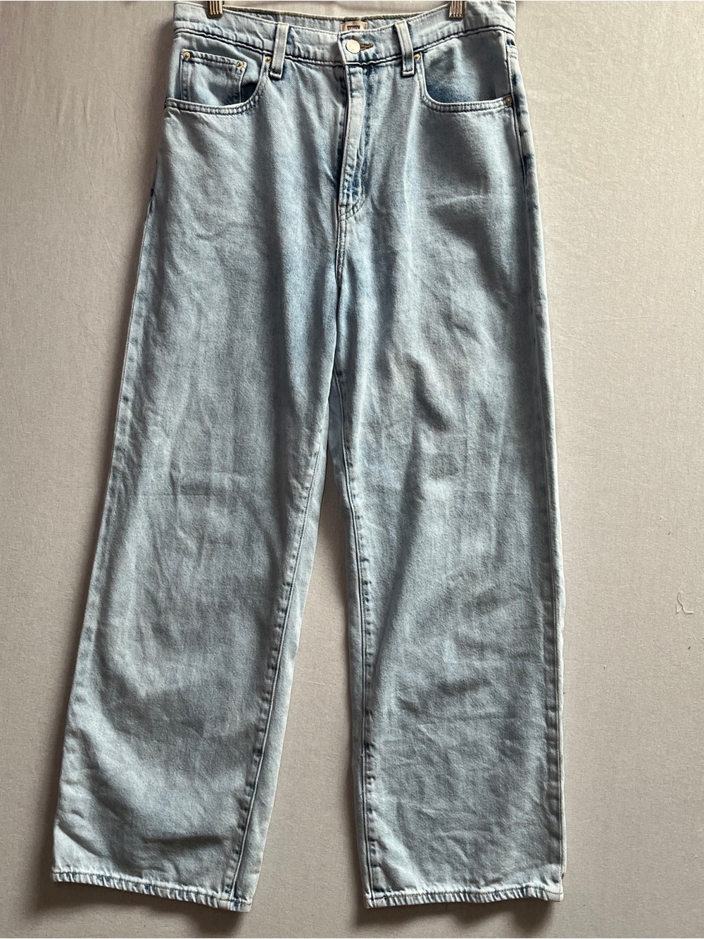 Levi's x Deepika Padukone Light Blue Straight Leg High Rise Denim Jeans Size 30